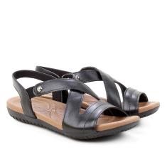 Sandália Couro Usaflex Feminina-Feminino