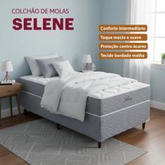 Colchão Viúva Solteirão Solteiro Plus Molas Orthocrin Selene 110x200x2