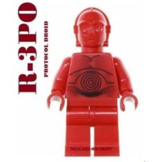 Boneco R3Po C3Po Luke Skywalker Blocos De Montar Star Wars