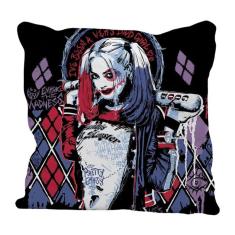 Capa De Almofada Preta 45X45Cm Arlequina Urban