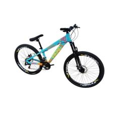 Bicicleta Freeride Aluminio Tuff 25 Aro 26 24V Vikingx Rodas Vmaxx Sus
