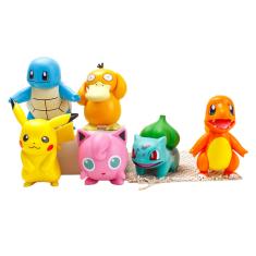 Bonecos Pokemon Kit 6 Conjunto Action Figure Pronta Entrega
