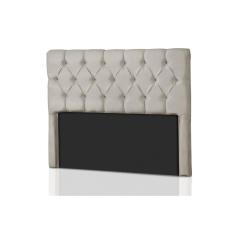 Painel De Cama Box Estofada Casal Califórnia Suede Bege - Probel