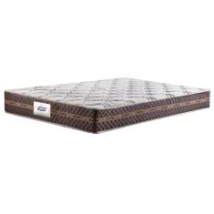 Colchão Box Casal 138cm Molas Ensacadas Bonnel Flora Marrom Floral - Gazin