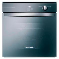 Forno de Embutir a Gás Brastemp 78 Litros Inox Espelhado com Grill Timer Touch BOA84AR