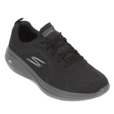 Tênis Skechers Go Run Fast-Quake Masculino 42 Preto e Cinza-Masculino