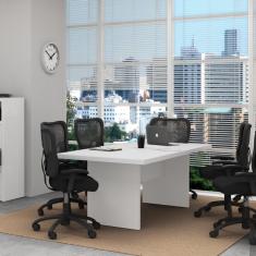 Mesa de Reunião Tecno Mobili - Branco