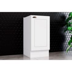 Balcão de Cozinha Modulado Americana 1 Porta s/ Tampo 40cm Branco - Henn