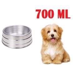 Comedouros Pesado De Alumínio Para Cães e Gatos - Vapet Vupet  , Médio