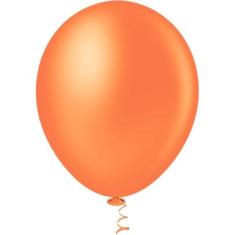 Balão Redondo N050 Laranja Pacote com 50 - Riberball