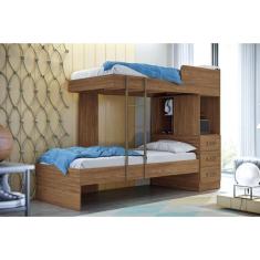 Beliche Multifuncional Havana Plus c/ 3 Gavetas Jatobá - Santos Andirá