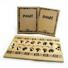 Jogo De Tabuleiro Oware Em Madeira - Oficina De Criação Mitra