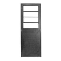 Porta Basculante Lambril Alumínio Preto 2.10 X 80 Lado Esquerdo – Hale