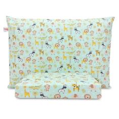 Jogo De Lençol Solteiro Plano Infantil 100% Algodão Menino Menina 2 Pe