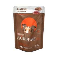 Ração Úmida Quatree para Cães Supreme Adulto Sabor Carne Sachê 100gr