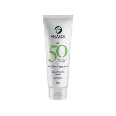 Protetor solar anasol fps 50 vegano 120g, Branco, Suave Solar, 1 Unida