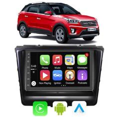 Kit Central Multimidia Android Auto Carplay Creta 2016 2017 2018 2019 