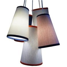 Lustre Pendente Marinheiro Crie Casa Azul Marinho e Vermelho
