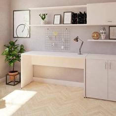 Mesa Reta Corp 25mm 180 cm Bramov Móveis Branco