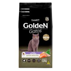 Ração Golden Gatos Adultos Sabor Salmão 1 kg - PREMIER