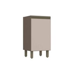 Balcão de Cozinha Connect c/ 1 Porta s/Tampo 40x52x81cm Duna/Cristal - Henn