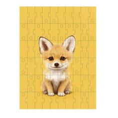 Quebra-Cabeça Exclusivo Animais Fofinhos Raposa De 60 Peças - Coleção 