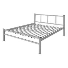 Cama Casal 1,40 Int. De Tubolar/aço Alojamento - JB Moveis, Cinza