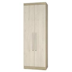 Guarda Roupa Modulado 2 Portas 2 Cabideiros 2 Prateleiras Master Lucia