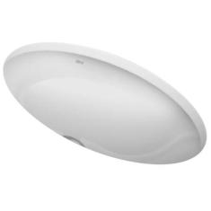 Cuba embutir univ oval 400x300mm-branco - Deca