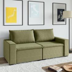 Sofá Modular 2 Lugares com Braços Laterais Zen CabeCasa MadeiraOrigina