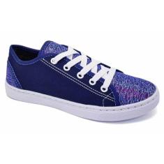 Tênis Feminino Love Sola Baixa Casual Confort Estampado K124 - FABRICA