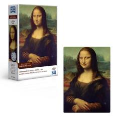 Quebra-Cabeça Leonardo Da Vinci Mona Lisa 500 Peças Nano 3147 Toyster 