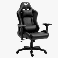 Cadeira Gamer Raven X-10, Estrutura em metal, braço 4D, encosto reclinável até 180° Preta