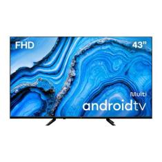 Smart TV 43” Multi DLED Android TV com Espelhamento de Tela 3 HDMI 2 USB Full HD - TL066M TL066M