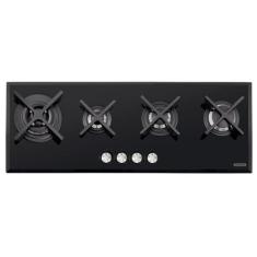 Cooktop a Gás Tramontina Design Collection Slim Glass Flat Bivolt 4 Qu
