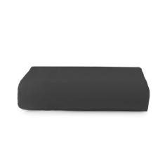 Lençol Avulso Superior Queen sem Elástico Sobre Lençol Percal 400 Fios Antiácaro, Anti-pilling com Toque Extra Macio - (Chumbo, Queen)