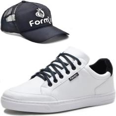 Tênis Cano Baixo Form's + Boné Masculino-Masculino