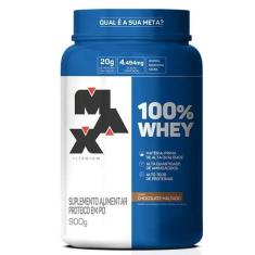 100% Whey (900g) Max Titanium-Unissex