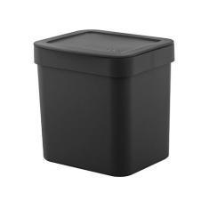 Lixeira para Pia de Cozinha Trium 4,7l Preto Ou, Preto