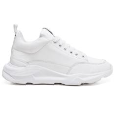 Tênis Masculino Cano Médio Em Couro Confortável-Unissex