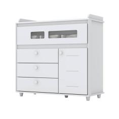 Cômoda Infantil Aquarela Branco – Henn