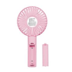 Mini Ventilador Mão Portátil 3 Velocidade Recarregável Rosa - Eiyo