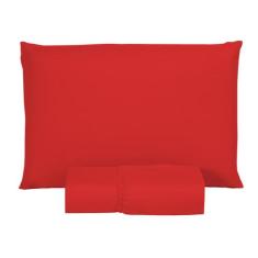 Kit jogo de Cama 400 Fios Solteiro 2 Peças Hotel Pousada Tecido Acetin