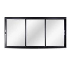 Janela Veneziana de Aluminio de Correr 100x100cm 3 Folhas Topsul Esqua