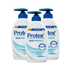 Kit 3 Sabonete Líquido Protex Duo 400ml