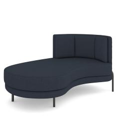 Sofá Chaise Longue Living Lucca Esquerdo D02 Linho Chumbo D-465