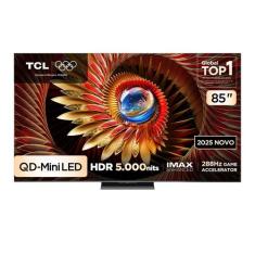 Smart TV TCL 85 Polegadas QLED Mini LED 4K C8K WiFi Bluetooth Google T