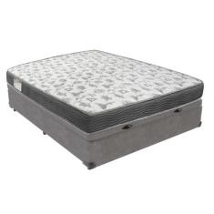 Cama Box Baú ISO100 Ortobom Viúvo Cinza Espuma D33