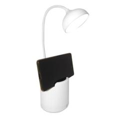 Luminaria de Mesa Abajur Touch Screen LED Flexivel Recarregavel Suport