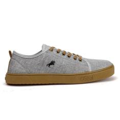 Tênis Masculino Sapatênis Iate Casual Leve Cinza-Masculino